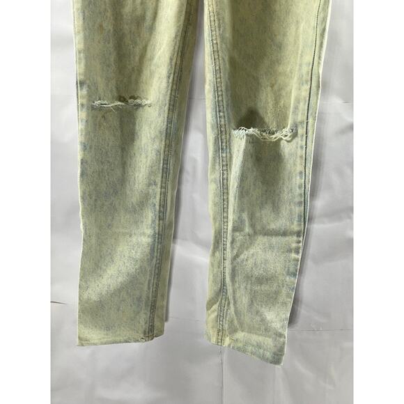 CALVIN KLEIN SPORT Women's Light Blue Distressed Skinny-Leg Denim Jean SZ 4 - Picture 8 of 13